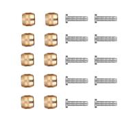 Generic Manguera de Freno de Disco Hidráulico Reemplazo de Conector de Oliva Durable BH90 BH59 para Bicicleta M615 M675 T750 M785 M985 M7000 M8000 M9000 Adecuado para Bicicletas de Montaña 10 Juegos