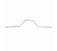 Generic Manillar Elevador de Aluminio para Bicicletas de Piñón Fijo Barra Elevadora de Bicicleta de 25,4 Mm X 520 Mm, Acabado Mate, Manillar de Ciclismo Liviano para Desplazamientos y Paseos (SILVER)