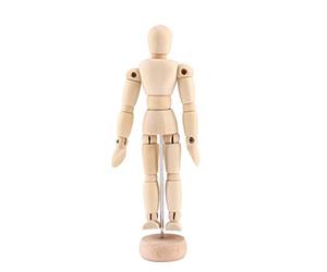 Generic Maniquí de Dibujo de Madera, Modelo de 8 Pulgadas para Artistas y Exhibiciones de Animación, Posturas Ligeras y Ajustables