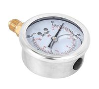 Generic Manómetro Radial Manómetro Lleno de Aceite de Alta Precisión de 10 Bar para Maquinaria e Industria Química Unidad de 68 Mm de Diámetro de Acero Inoxidable