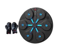 Generic Máquina de Boxeo con Música Inteligente Bluetooth, 8+ Modos de Entrenamiento, Iluminación Dinámica, Objetivo de Pared, Negro, Adecuada para Boxeo, Taekwondo, Sanda, Adolescentes y Adultos