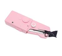 Generic Máquina de Coser Eléctrica de Mano para Coser y Remendar Ropa Portátil en Casa o de Viaje, Diseño Compacto de ABS con 23 Accesorios (PINK)