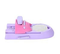 Generic Máquina de Impresión de Uñas Impresora de Patrones Linda y Encantadora para Arte de Uñas DIY, con 6 Plantillas de Metal, Fácil de Operar para Salón de Manicura