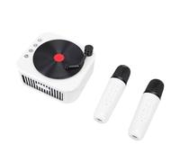Generic Máquina de Karaoke Inalámbrica de Juguete con Reproducción Súper Larga para Actividades en el Aula, Regalo Ideal para Varios Festivales (White)