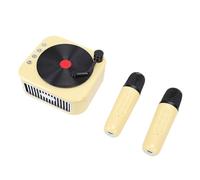 Generic Máquina de Karaoke Inalámbrica de Juguete con Reproducción Súper Larga para Actividades en el Aula, Regalo Ideal para Varios Festivales (Yellow)
