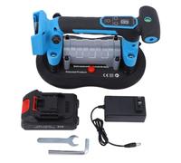 Generic Máquina Niveladora de Vibración de Azulejos, Vibrador de Azulejos de Velocidad Ajustable Inalámbrico de 28000RPM para Instalación de Grandes de 10 Pulgadas (Enchufe de la UE)