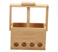 Generic Máquina para Hacer Albóndigas Cuádruple, Herramienta de Madera Fácil de Limpiar, Perfecta para Chefs y Refrigerios Caseros