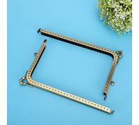 Generic Marco de Monedero de Metal, Cerradura Duradera de Aleación en Forma de L para Bolso de Bricolaje, Fabricación de Carteras, 2 Piezas para Sastres y Artesanos