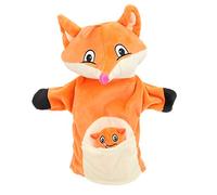 Generic Marioneta de Mano de Animales, Lindos Juguetes de Marionetas de Dedo para Muñecos de Peluche para Bebés, Juguetes Educativos para Contar Cuentos, Aplicables a Niños, Franela Amarilla Tamaño: