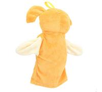 Generic Marioneta de Mano de Animales, Lindos Juguetes de Marionetas de Dedo para Muñecos de Peluche para Bebés, Juguetes Educativos para Contar Cuentos, Aplicables a Niños, Franela Amarilla Tamaño: