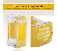 Generic Marker de Abeja Queen, Reina Bee Cage The Bee Keeper Plastic Marking Catcher Plush Beekeeper Tool Botella de Marcador con una Mano para Al Aire Libre, 2.17x1.57x3.54in