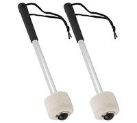 Generic Martillo de Lana para Bombo, Mazo Portátil Antideslizante para Profesionales y Estudiantes, Mejora las Notas Graves para un Sonido Completo, 12,2 X 1,9 Pulgadas