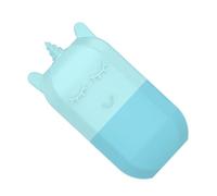Generic Masajeador Facial Unicornio de Silicona Azul para Mujeres, Rodillo de Hielo Cara Que Mejora la Piel y Alivia la Hinchazón Facial