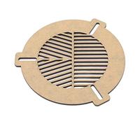 Generic Máscara Bahtinov de 2 Mm Placa de Enfoque Acrílica 60-90 Mm Amplia Gama de Aplicaciones Máscara de Enfoque Liviana para Telescopios, Espejos y Refractores
