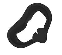Generic Máscara de Ojos de Silicona para Gafas VR para 2, Cubierta Transpirable a Prueba de Sudor para una Experiencia de Juego Cómoda, Hecha de Silicona de (Black)