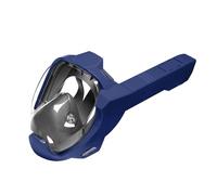 Generic Máscara de Snorkel de Cara Completa Antifugas Fácil de Usar con Diadema Ajustable para Adultos Equipo de Snorkel Verde Tamaño: S / M (S/M)