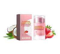Generic Mascarilla de Arcilla de Árbol de Té en Barra,Mascarilla de Arcilla de Fresa en Barra,Limpieza Profunda de Poros,Control de Grasa,Refinamiento de Poros e Hidratación (Rosa)
