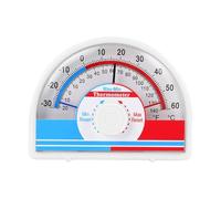 Generic Mecánico Hogar Medidor de Temperatura Preciso Instrumento de Control Climático Manual Reset Material Resistente Pp Pc Adecuado para Casa Of