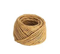Generic Mechas de Vela de Cáñamo, 2mm, Enceradas, No Tóxicas, para Fabricación de Velas Ecológicas y Lámparas de Aceite DIY (60m)