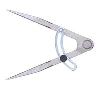 Generic Medidor de Espaciado del Divisor de Ala Brújula de Acero Al Carbono para Carpintería, Dibujo y Posicionamiento Precisos de Líneas (126 mm)