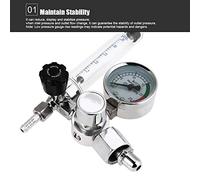 Generic Medidor de Flujo de Argón Medidor Regulador de Presión para Soldadura G5/8 Diseño Compacto y Estable para Soldadura Mig Tig 5-25MPa Aplicable para Soldadores Material de Aleación de Aluminio