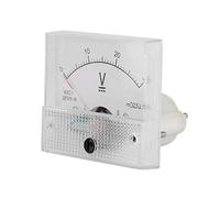 Generic Medidor de Panel Analógico 85C1 Voltímetro de Corriente Panel Analógico Fácil de Leer Bajo Consumo para Experimentos Material Plástico (Medición de presión 0-30V)
