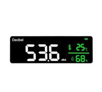 Generic Medidor Digital de Decibelios, Nivel de Sonido Temperatura Humedad
