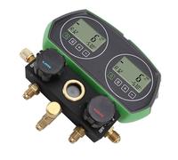 Generic Medidor Digital HVAC Prueba de Presión de Alta Precisión Medidor de Colector Digital para Técnicos de Refrigeración ABS, Aleación de Aluminio