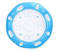 Generic Mesa Flotante para Piscina, Bandeja Inflable de PVC de Larga Duración, Mesa Flotante Redonda de Gran Tamaño para Fiestas de Verano en la Playa