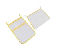 Generic Mesh Bath Toy Organizer Hanging Bathtub Soporter Almacenamiento 2 PCS para Niños (YELLOW)