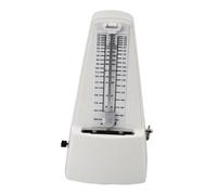 Generic Metrónomo mecánico con control de tempo y, multifuncional, práctico y universal, con sonido potente para instrumento Guzheng, Blanco
