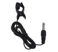 Generic Micrófono de Condensador Profesional con Clip para Afinador y Uso Vocal con Cable Súper Largo Ideal para Instrumentos de Cuerda