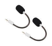 Generic Micrófono de Juego Desmontable, Calidad de Sonido sin Pérdida de Núcleo de OFC de 3,5 Mm de Reemplazo de Micrófono de Gato Chapado de Oro para el Hogar (#12)