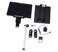 Generic Microscopio Digital de Alta Definición, Pantalla IPS de 10,1 Pulgadas, Lupa de Monedas de Aumento 2000X con Almacenamiento de 32 GB, Microscopio Portátil para Teléfono, Grabación en Tiempo