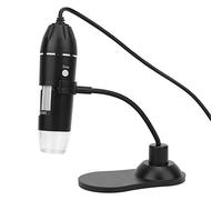 Generic Microscopio Digital LED 50X-1000X con Soporte Versátil para Mantenimiento Industrial y Estudios Biológicos Compatible con USB