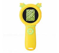 Generic Microscopio Digital para Niños con Conectividad USB, Pantalla de 2 Pulgadas y Aumento de 1000x para Aprendizaje en Casa (Yellow)