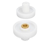 Generic Mincer Gear 2 Piezas de Engranaje de Picadora de Carne de Plástico Duradero de Rendimiento Mejorado para Cocinar Chile y Hacer Salchichas