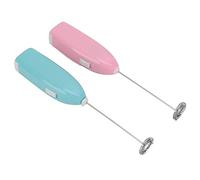 Generic Mini Batidora de Mano Agitadora Eléctrica de Alta Velocidad para Agitación de Pintura de Pigmento de Acuarela, Batidor de café de Acero Inoxidable Inoxidable de 2 Piezas para Estudio de Arte