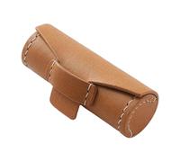 Generic Mini bolsa para pintalabios, para llevar, 8 x 4 cm, práctico organizador de maquillaje, color marrón