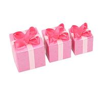 Generic Mini Cajas de Adornos a Escala 1/12, Bonitos Paquetes Navideños DIY para Casas de Muñecas, Material de Papel