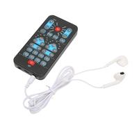Generic Mini Cambiador de Voz Efectos de Sonido Portátiles para Computadora de Teléfono Móvil, Cambiador de Voz Dinámico en Varios Idiomas para Juegos en Línea, Adecuado para DJ, Negro