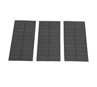 Generic Mini Cargador Portátil de Panel Solar, Tableta de Batería Eficiente única de 1,3 W, para Exteriores, 3 uds.