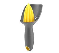 Generic Mini exprimidor manual ergonómico de limones hecho de material PP de grado alimenticio, duradero, seguro, apto para lavavajillas, asas antideslizantes, ligero, tamaño compacto, fácil de