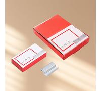 Generic Mini Grapa de Metal Galvanizado Alisado Número 10 para Grapado Rápido, 1000 Unidades por Caja para Oficina, Escuela y Negocios, Hierro, 1,0 X 0,4 X 0,2 Pulgadas