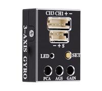 Generic Mini Gyro RC Estabilizador de 3 Ejes para Ajustes en Tiempo Real en Coches y Barcos RC Fácil Instalación