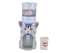 Generic Mini Kit de Casa de Muñecas Dispensador de Agua con Flujo de Agua Lento para la Capacidad de Cuidado Personal de los Niños y la Imaginación de Plástico (Gato Lindo Grande)
