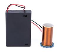 Generic Mini Kit Electrónico de Bricolaje de Bobina, Seguro, sin, Alimentado por Batería para Diseño de Cursos con Marco de PVC de Alta Resistencia (Producto Terminado)