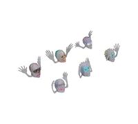 Generic Mini Marionetas de Mano Divertidas y Lindas de Monstruos de Dedo para Niños, Accesorios de Fiesta de Halloween o Narración de Cuentos, 6 uds.