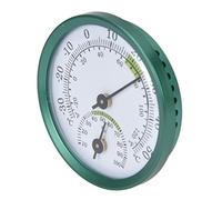 Generic Mini Medidor de Temperatura y Humedad, Esfera Transparente Duradera, Pantalla Grande, Medidor de Temperatura de Humedad Interior para Almacén, Invernadero, Hogar sin Instalación de Batería