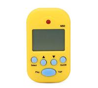Generic Mini Metrónomo Digital M50 Metrónomo Profesional Beat Tap Tempo para Músicos Estudiantes Plástico Negro Blanco Azul 5,5x3,2x3,5 Cm (YELLOW)